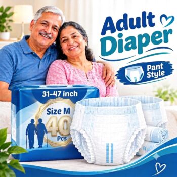 Adult diaper pant style Medium size pack of 40 pc