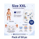 Baby diaper XXL size 18 to 24 kg pack of 50 pc