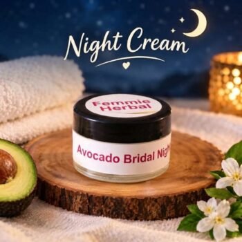 Femmie Herbal Avocado bridal Night Cream – Nourishing Overnight Skin Care