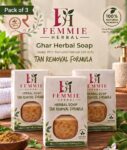 Ghar Tan Removal Soap – Cleansing & Skin Care Soap pack of 3 pc 100% natural.