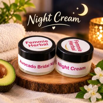 Femmie Herbal Avocado bridal Night Cream of 2 pc– Nourishing Overnight Skin Care